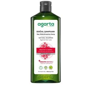 Agarta Doğal Şampuan 400 ML Kepek Karşıtı - Ardıç Katranı,Keratin - Saç Dökülmesine (9 Lu Karma Set)
