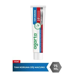Agarta Doğal Tam koruma Diş Macunu 75 ML Gün Boyu Koruma (2 Li Set)