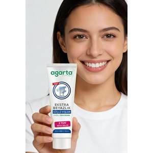 Agarta Doğal Tam koruma Diş Macunu 75 ML Ekstra Beyazlık Güçlü Dişler (Leke Önleyici) (3 Lü Set)