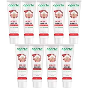 Agarta Doğal Tam koruma Diş Macunu 90 ML Diş Eti Bakımı & Plak Karşıtı (9 Lu Set)