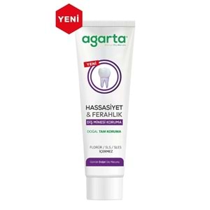 Agarta Doğal Tam koruma Diş Macunu 90 ML Hassasiyet & Ferahlık (2 Li Set)