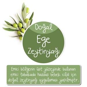 Baby Turco Bebek Bezi Doğadan 2 Beden 3-6 KG Mini 168 Adet Jumbo Aylık Pk