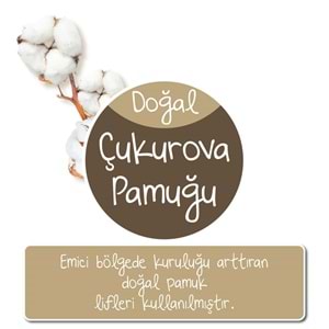 Baby Turco Bebek Bezi Doğadan Beden:7 (20-30Kg) XXLarge 64 Adet Jumbo Aylık Pk