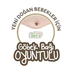Baby Turco Bebek Bezi Doğadan Beden:1 (2-5Kg) Yeni Doğan 80 Adet Jumbo Ekonomik Pk