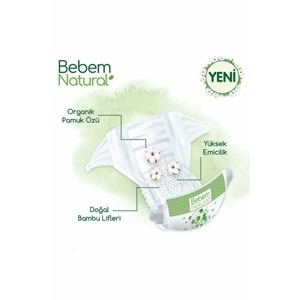 Bebem Bebek Bezi Natural 5 Beden 11-18 KG Junior 400 Adet MeGa Ultra Fırsat Pk