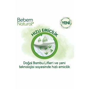 Bebem Bebek Bezi Natural 5 Beden 11-18 KG Junior 400 Adet MeGa Ultra Fırsat Pk