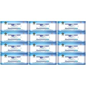 BlueWhite Yetişkin Perine Bölgesi Temizleme Mendil-Havlusu (12 Li Set) 50 Yaprak Hijyenik