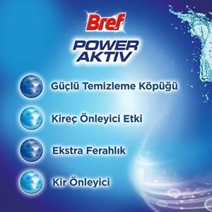 Bref Power Aktiv Klozet Bloğu Okyanus Kokulu (3 Lü Set) (3PK*1)