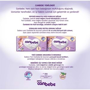 Canbebe Bebek Bezi 6 Beden 15-27 KG Extra Large 128 Adet Avantaj Fırsat Pk