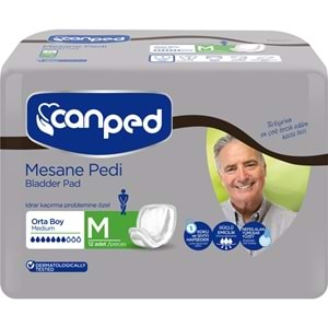 Canped Mesane Pedi Klasik Erkek M - Orta 36 Adet (3PK*12)