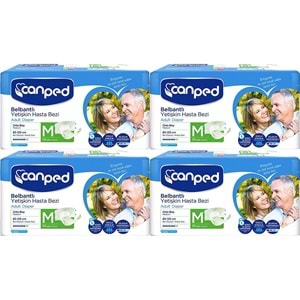 Canped Yetişkin Bezi Bel Bantlı Polietilen M - Orta - Medium 120 Adet