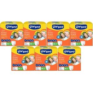 Canped Emici Külot Yetişkin Bezi M - Orta 63 Adet (7PK*9)