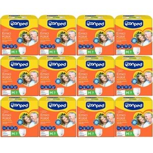 Canped Emici Külot Yetişkin Bezi M - Orta 108 Adet (12PK*9)