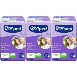 Canped Yetişkin Yatak Koruyucu Örtü 60*90 CM 30 Adet (3PK*10)