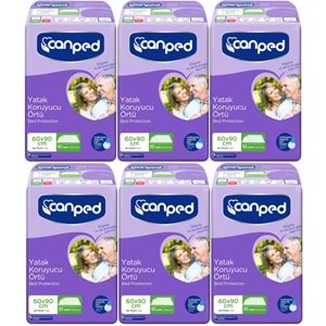 Canped Yetişkin Yatak Koruyucu Örtü 60*90 CM 60 Adet (6PK*10)