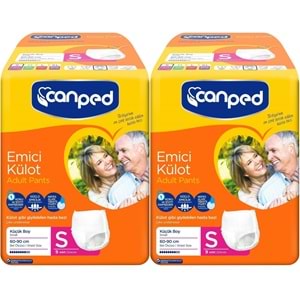 Canped Emici Külot Yetişkin Bezi S-Küçük Small 18 Adet (2PK*9)