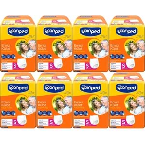 Canped Emici Külot Yetişkin Bezi S-Küçük Small 72 Adet (8PK*9)