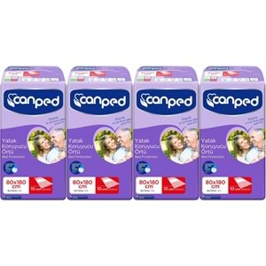 Canped Yetişkin Yatak Koruyucu Örtü Extra 80 x 180 CM (XL) 40 Adet