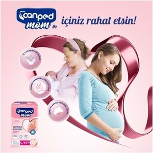 Canped Mom Lohusa Külodu - Külot Bez S - Small - Küçük / M - Medium - Orta 90 Adet (9PK*10)