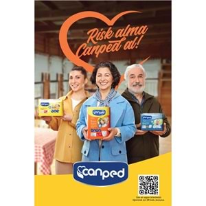 Canped Emici Külot Yetişkin Bezi L - Büyük - Large 96 Adet (4PK*24)