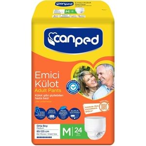 Canped Emici Külot Yetişkin Bezi M - Orta - Medium 120 Adet (5PK*24)