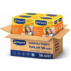 Canped Emici Külot Pants Yetişkin Bezi L - Büyük - Large Ekonomik Pk 56 Adet (4PK*14)