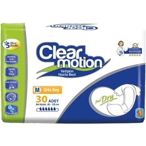 Clearmotion Yetişkin Bezi Bel Bantlı M - Orta - Medium 90 Adet (3PK*30)