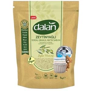 Dalan Doğal Granül Sabun Tozu 1Kg Bebekler İçin %100 Zeytinyağlı (3 Lü Set)