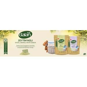 Dalan Doğal Granül Sabun Tozu 1Kg Bebekler İçin %100 Zeytinyağlı (12 Li Set)