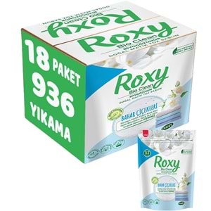 Dalan Roxy Bio Clean Matik Sabun Tozu 1.6Kg Bahar Çiçekleri (18 Li Set) (936 Yıkama)