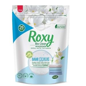 Dalan Roxy Bio Clean Matik Sabun Tozu 800GR Bahar Çiçekleri (6 Lı Set) (156 Yıkama)
