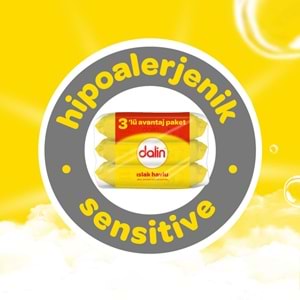 Dalin Islak Havlu Mendil Klasik 56 Yaprak 48 Li Set (2688 Yaprak)