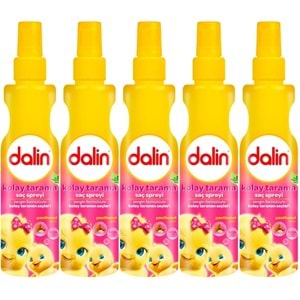 Dalin Kolay Saç Tarama Spreyi 200ML Badem Özlü (6 Lı Set)