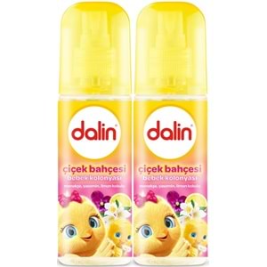 Dalin Bebek Kolonyası 150ML Çiçek Bahçesi (Menekşe-Yasemin-Limon Kokulu) (2 Li Set)