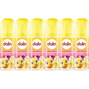 Dalin Bebek Kolonyası 150ML Çiçek Bahçesi (Menekşe-Yasemin-Limon Kokulu) (6 Lı Set)