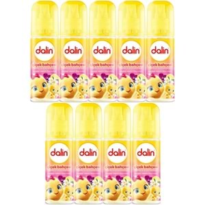 Dalin Bebek Kolonyası 150ML Çiçek Bahçesi (Menekşe-Yasemin-Limon Kokulu) (9 Lu Set)