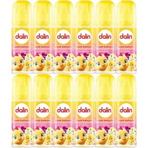 Dalin Bebek Kolonyası 150ML Çiçek Bahçesi (Menekşe-Yasemin-Limon Kokulu) (12 Li Set)