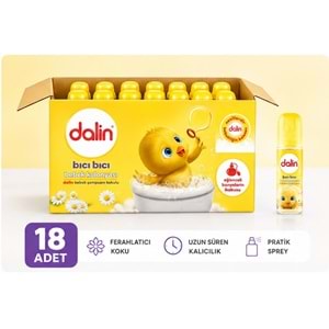 Dalin Bebek Kolonyası 150ML Klasik (Bıcı Bıcı Kokusu) (18 Li Set)
