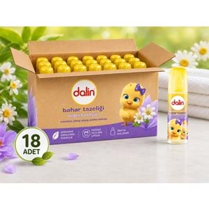 Dalin Bebek Kolonyası 150ML Bahar Tazeliği (Manolya-Ylang,Ylang-Amber Kokulu) (18 Li Set)