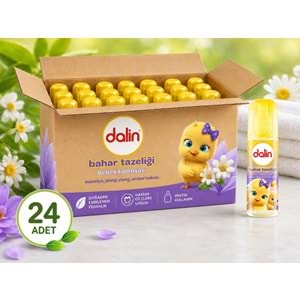 Dalin Bebek Kolonyası 150ML Bahar Tazeliği (Manolya-Ylang,Ylang-Amber Kokulu) (24 Lü Set)