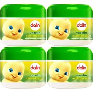 Dalin Vazelin 100ML Nem ve Koruma Avakado Yağlı (4 Lü Set)