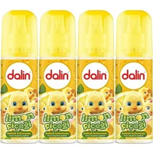 Dalin Bebek Kolonyası 150ML Limon Çiçeği (Limon-Bergomat-Papatya) (4 Lü Set)