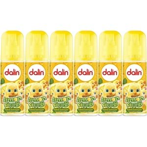 Dalin Bebek Kolonyası 150ML Limon Çiçeği (Limon-Bergomat-Papatya) (6 Lı Set)
