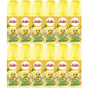 Dalin Bebek Kolonyası 150ML Limon Çiçeği (Limon-Bergomat-Papatya) (12 Li Set)