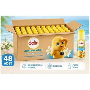 Dalin Bebek Kolonyası 150ML Deniz Esintisi (Bergomat-Zambak-Misk Kokulu) (48 Li Set)