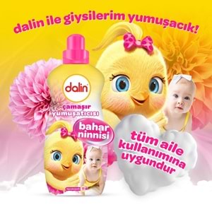 Dalin Çamaşır Yumuşatıcı 1500ML Bahar Ninnisi (6 Lı Set) (Bebeklere Özel)