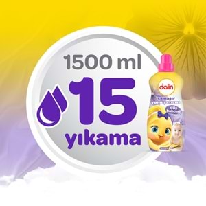 Dalin Çamaşır Yumuşatıcı 1500ML Bahar Ninnisi + 1500ML Düş Bahçesi (Karma 4 Lü Set)