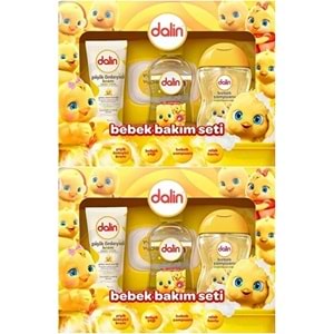 Dalin Bebek Bakım Seti 4 Parça (Kutulu) Yenidoğan Seti (Karma 2 Li Set)