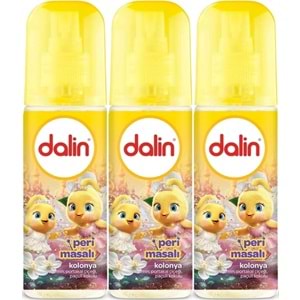 Dalin Bebek Kolonyası 150ML Peri Masalı (Yasemin-Portakal Çiceği-Paçuli Kokulu) (3 Lü Set)