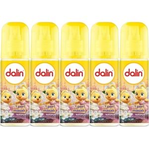 Dalin Bebek Kolonyası 150ML Peri Masalı (Yasemin-Portakal Çiceği-Paçuli Kokulu) (5 Li Set)